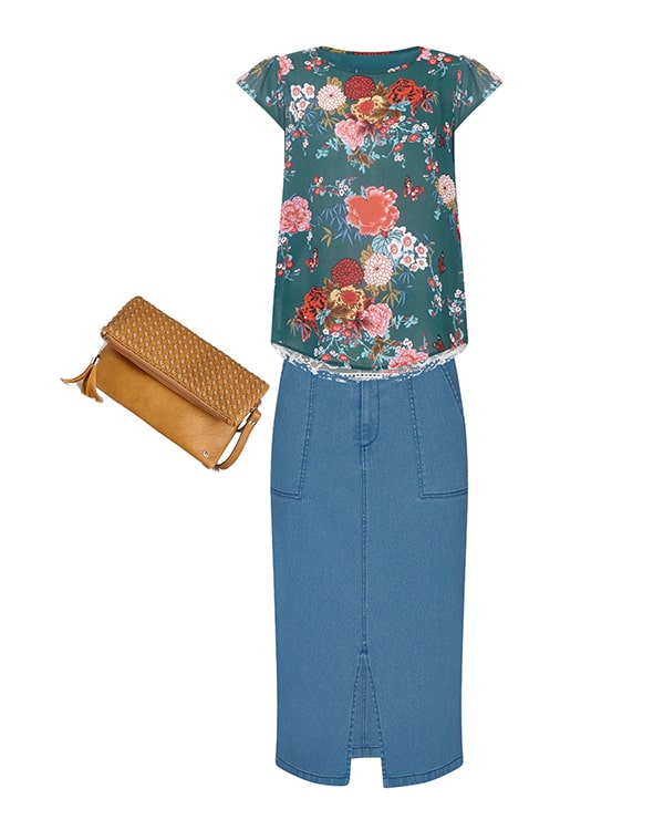Flower Print T-Shirt
