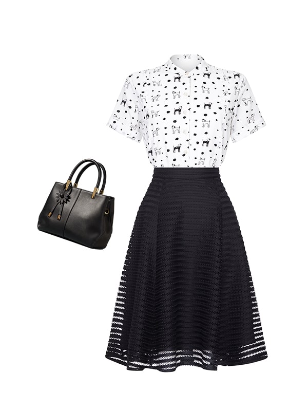 Black Fishnet Skirt