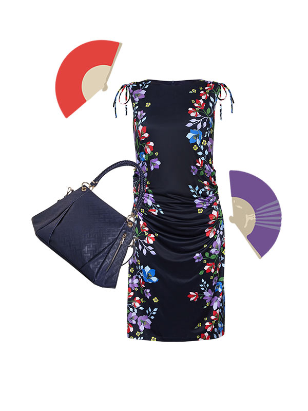 Mirror Floral Dress