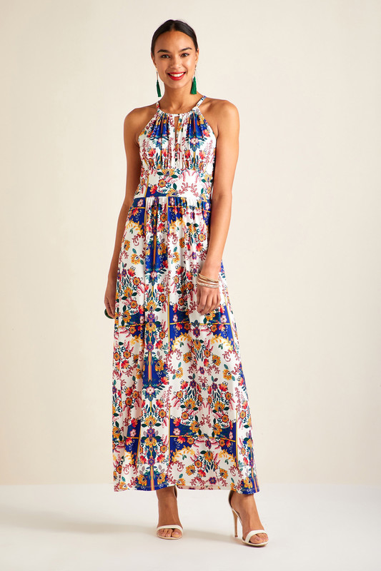 Scarf Print Dress