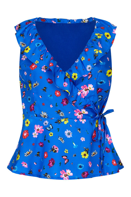 Floral Frill Blouse