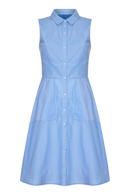 Stripe Shirt Dress