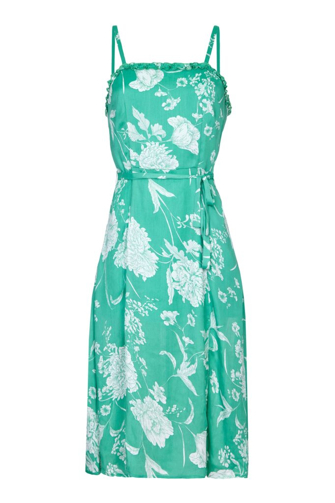 Ruffle Floral Dress