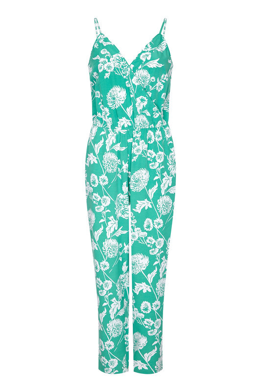 Floral Wrap Jumpsuit