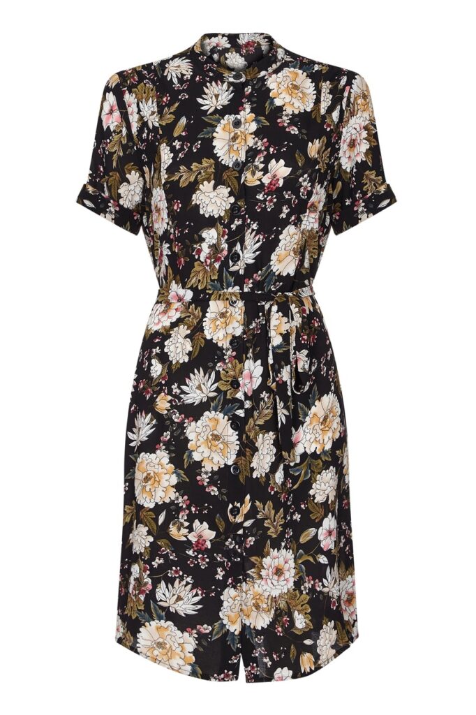 Floral Shirt Dress