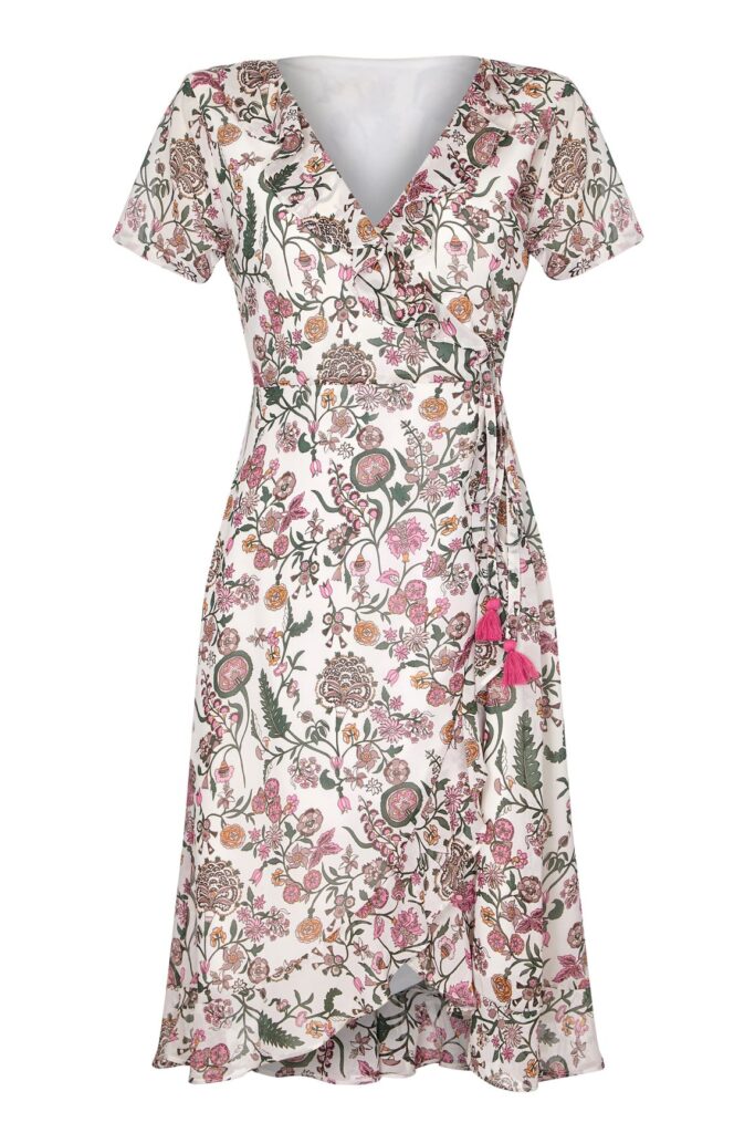 Floral Wrap Dress