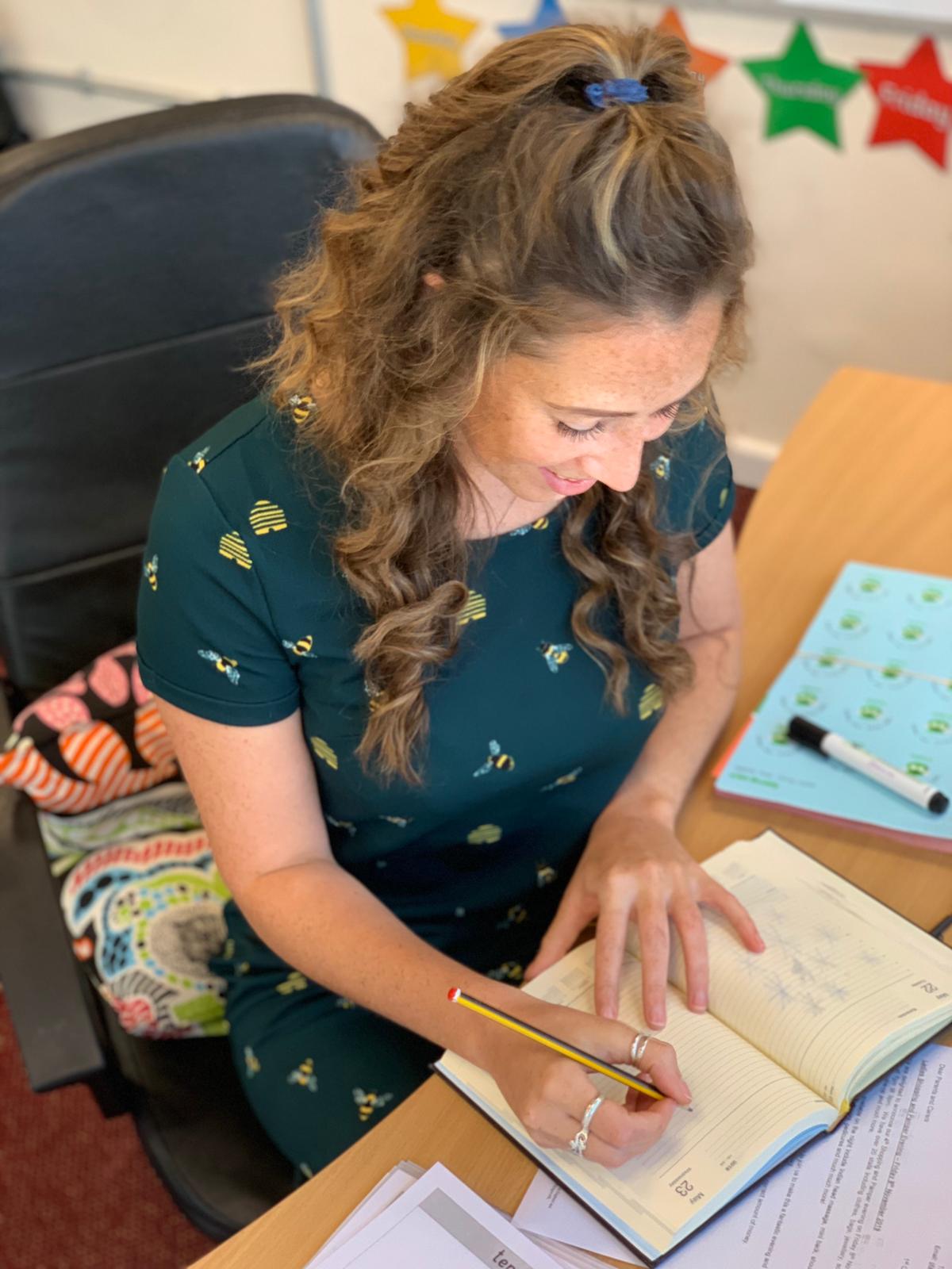 Teacher bee dress