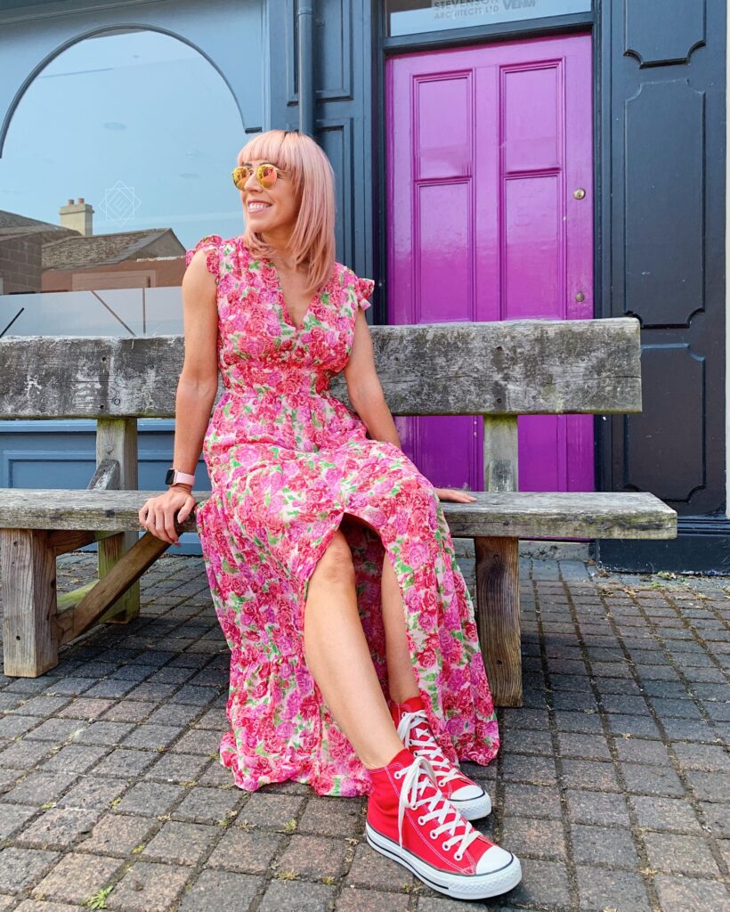 floral pretty dress